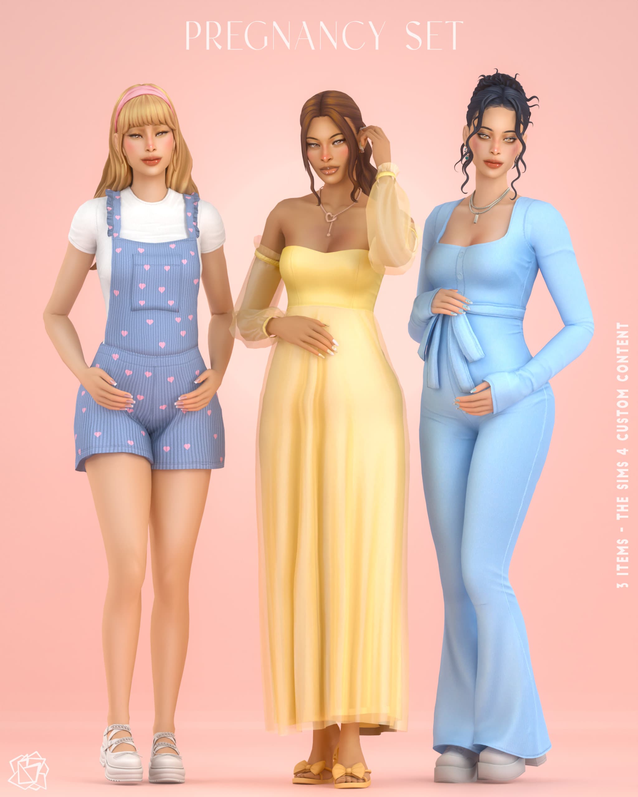 Скриншот мода Одежда для беременных Pregnancy Set